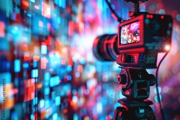 Fototapeta social media fame and popularity concept