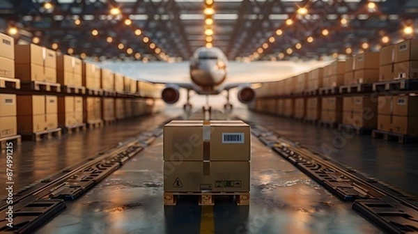 Obraz Efficient Air Cargo Logistics