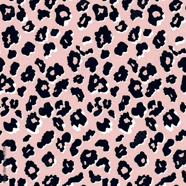 Fototapeta Trendy Leopard Print Pattern for Stylish Products and Accessories