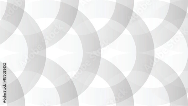 Fototapeta abstract background white gray gradient geometric shape pattern texture for corporate business presentation design vector