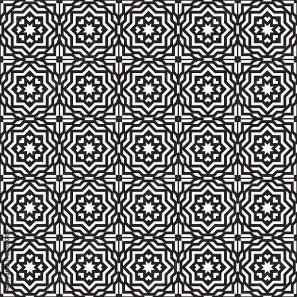 Fototapeta Geometric Abstract Seamless Pattern Background