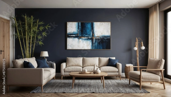 Obraz living room interior