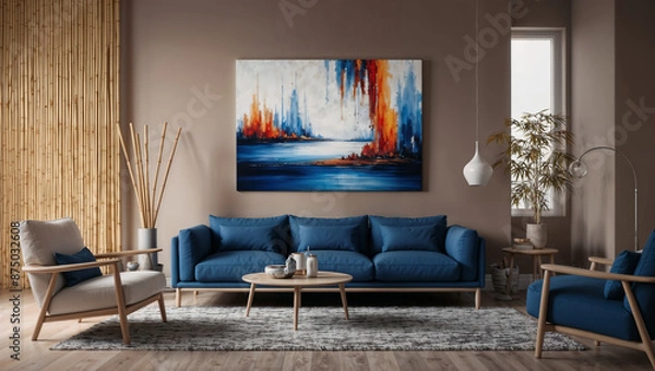 Obraz living room interior