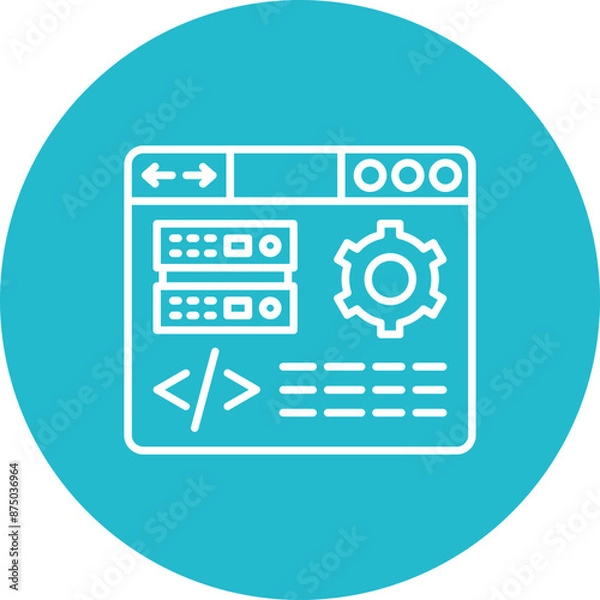 Fototapeta Website Icon