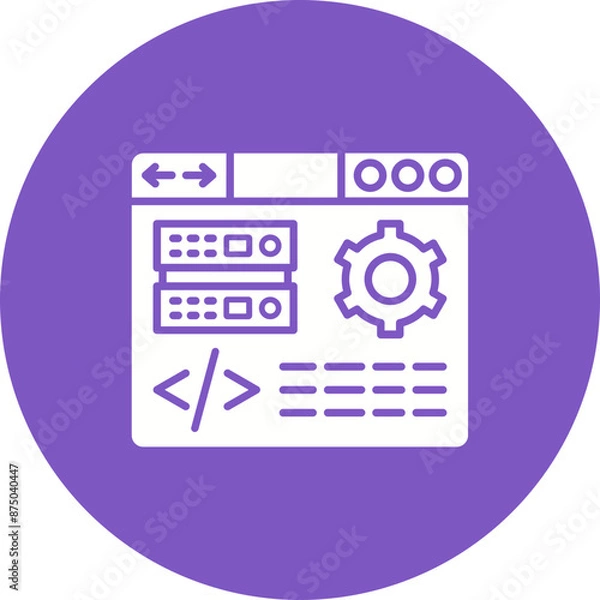 Fototapeta Website Icon