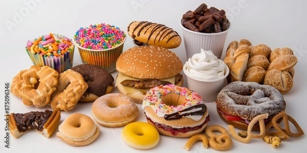 Obraz junk foods
