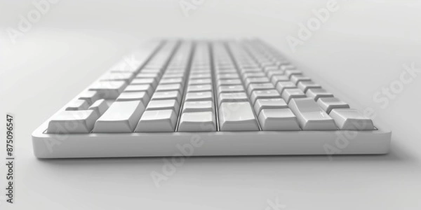 Obraz keyboard isolated on white