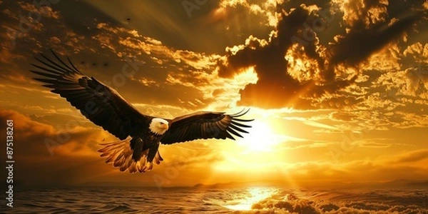 Obraz eagle in the sky