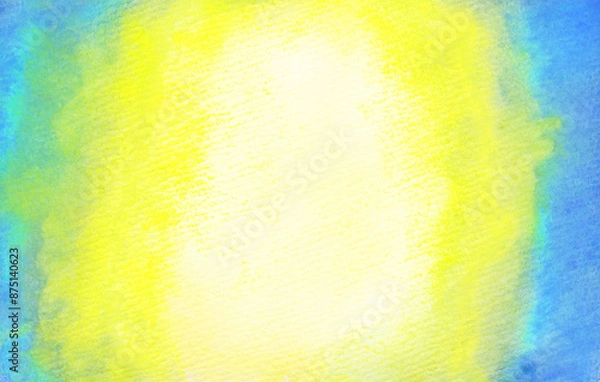Fototapeta 青と黄色の神秘的なアナログ背景