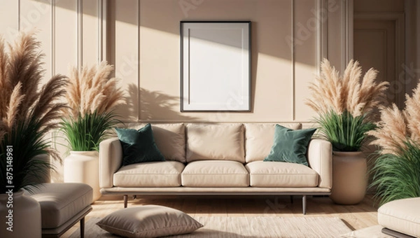 Obraz modern living room