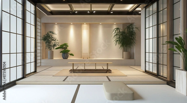 Fototapeta 近代的な和室
