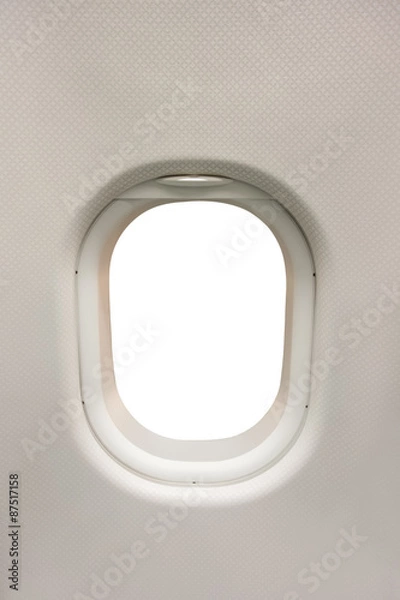 Obraz Plane interior window as template