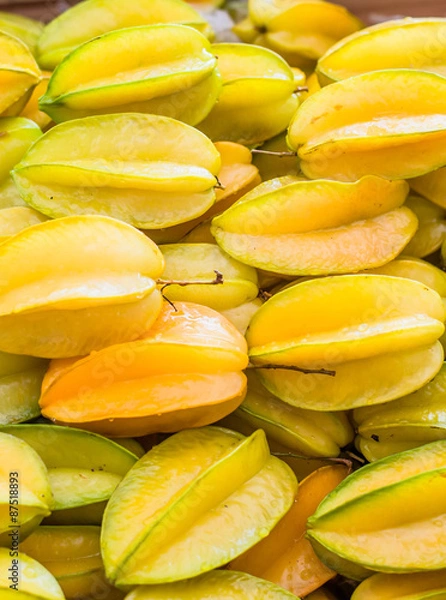 Obraz fresh star apple fruit