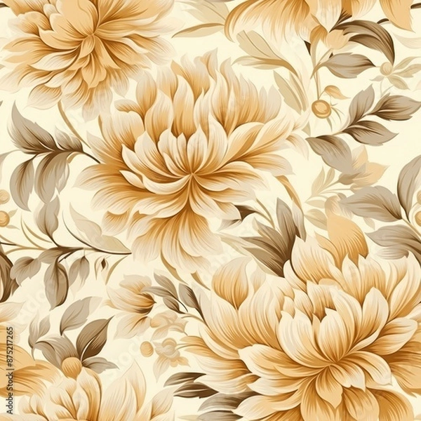 Obraz Abstract floral seamless pattern
