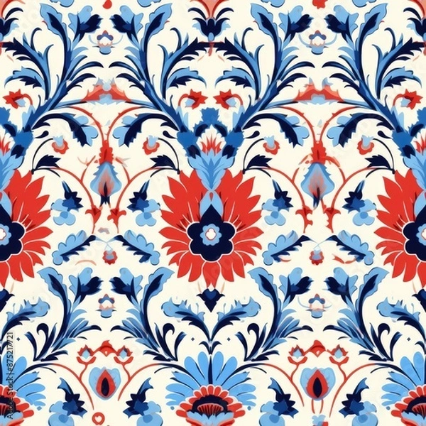 Obraz Abstract floral seamless pattern