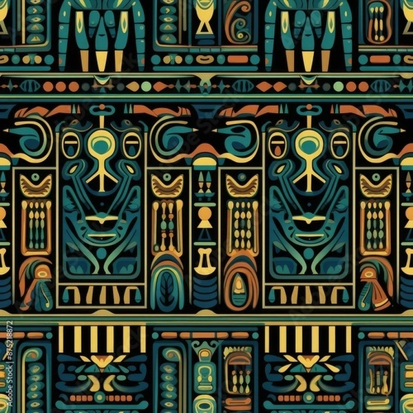 Obraz seamless pattern with shapes