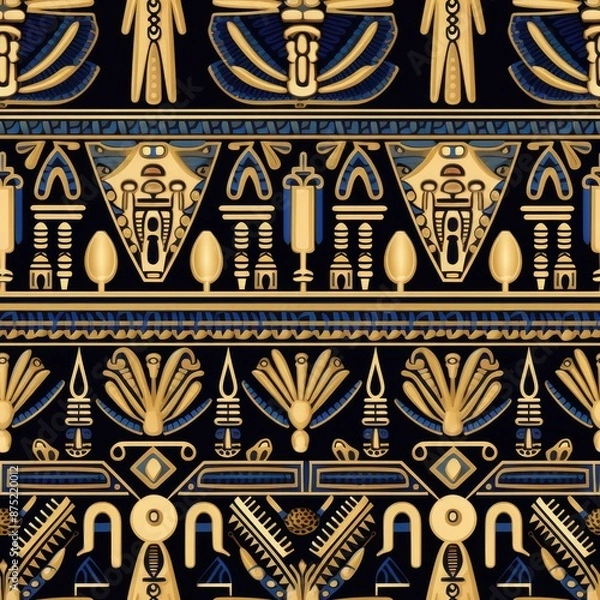 Obraz seamless pattern with symbols