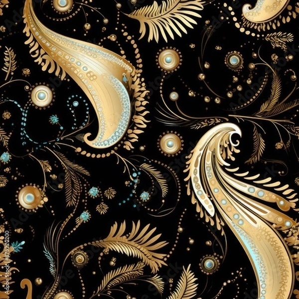 Obraz Abstract floral seamless pattern