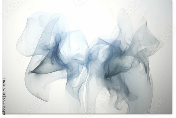 Fototapeta Abstract Smoke Material Structure Background - Generative AI