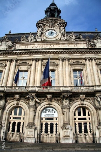 Fototapeta Hotel de ville de Tours