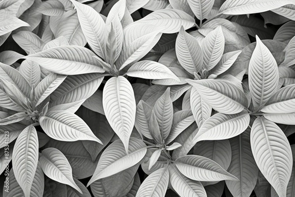 Fototapeta Foliage Material Structure Background - Generative AI