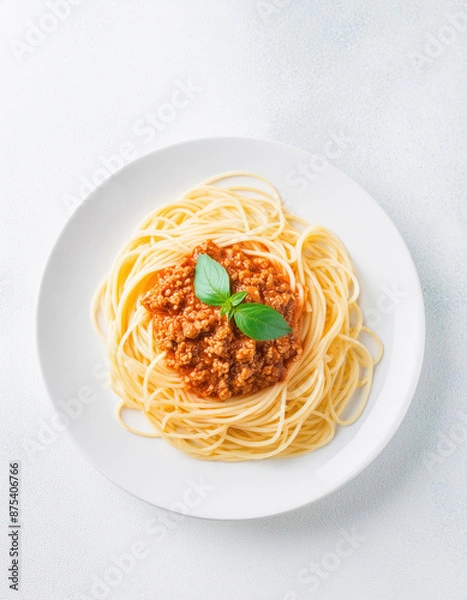 Obraz spaghetti with tomato sauce