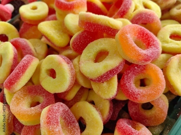 Obraz colorful jelly candies