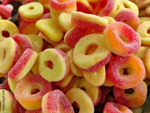 Obraz colorful jelly candies