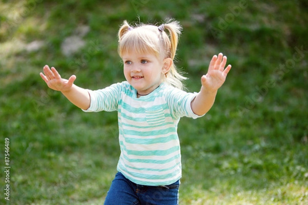 Obraz child in the park