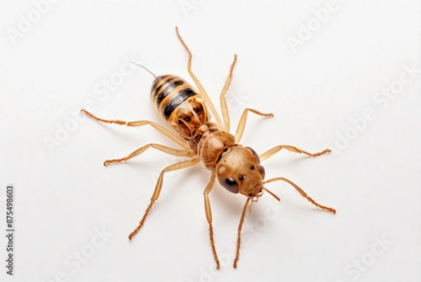 Fototapeta Termite, isolated on white, top view