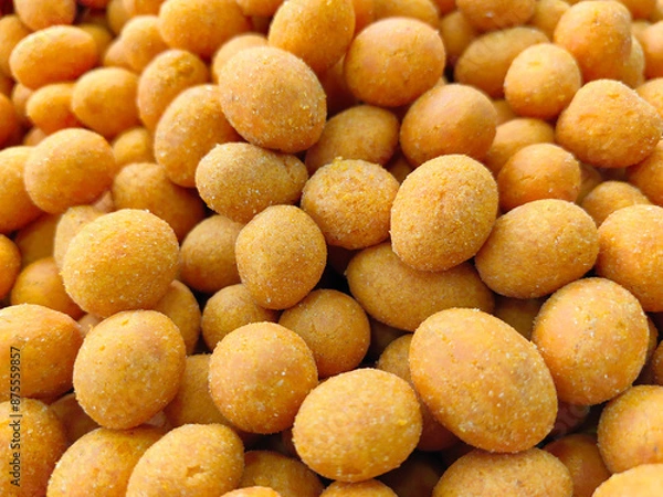 Obraz close up of a pile of chips