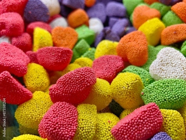 Obraz colorful jelly candies