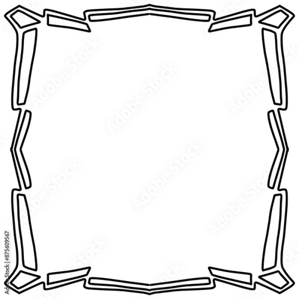 Obraz sketch borders and frames