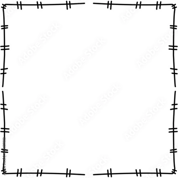 Obraz sketch borders and frames