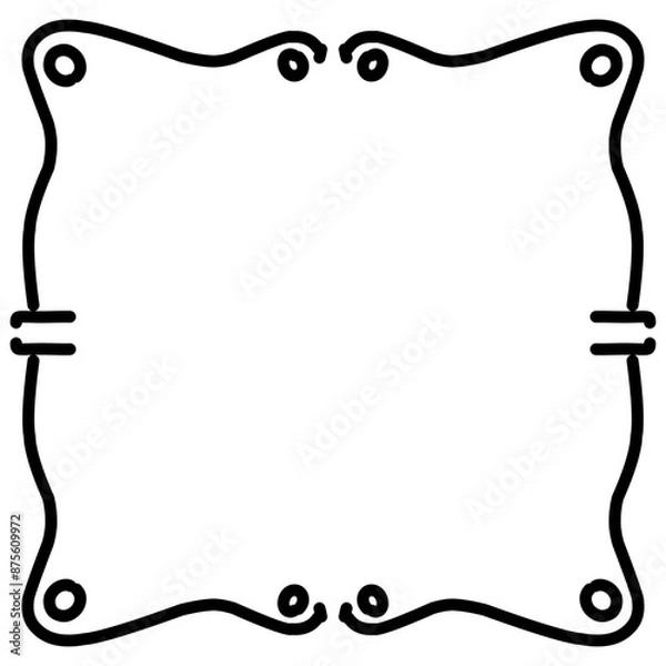 Obraz sketch borders and frames