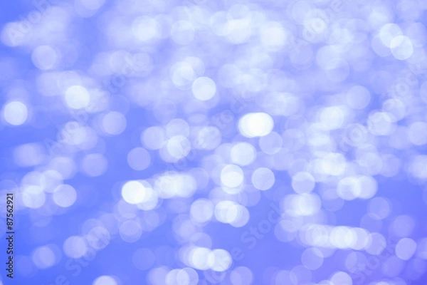 Fototapeta Lights on blue background