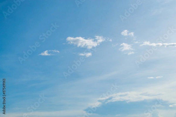 Obraz clouds with blue sky