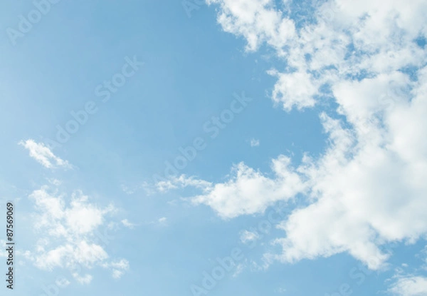 Obraz clouds with blue sky