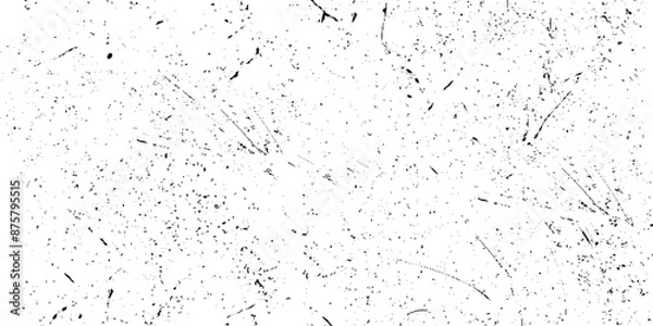 Fototapeta Distressed black and white grunge seamless texture background vector. Scratched Grunge Urban Background Texture Vector.