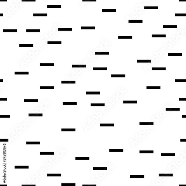 Obraz Grunge broken lines vector seamless pattern. Horizontal brush strokes, straight stripes or lines. Black ink striped hand drawn background. Geometric ornament for wrapping paper. Dry brushstrokes