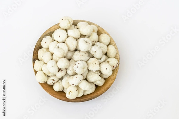 Fototapeta roasted makhaana (foxnut)