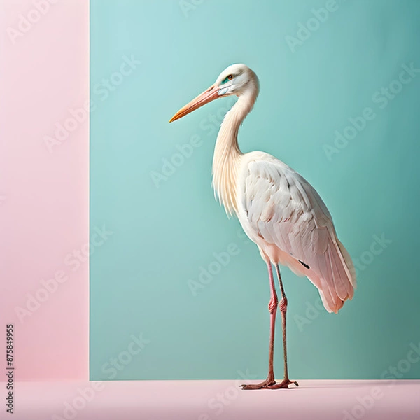 Obraz white stork ciconia