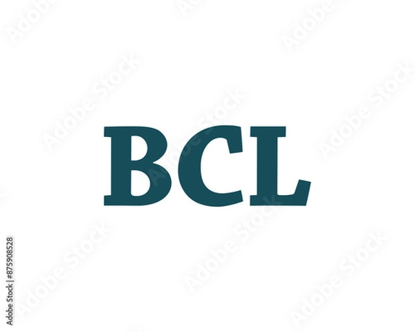 Obraz BCL Logo design vector template. BCL logo design.