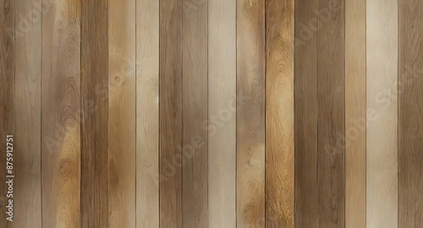 Obraz seamless nice beautiful wood texture background. Generative AI.