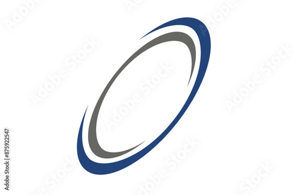 Fototapeta elips  or oval logo