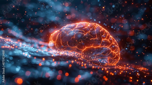 Fototapeta Machine Learning Canvas: Where Art Meets Technology