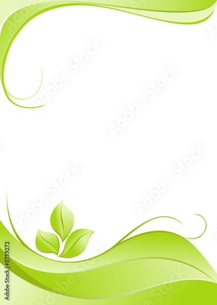 Fototapeta Abstract floral elegance background