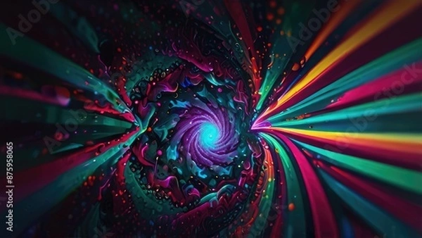 Fototapeta abstract background with circles