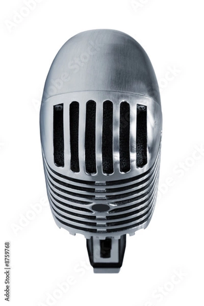 Fototapeta Beautiful old microphone
