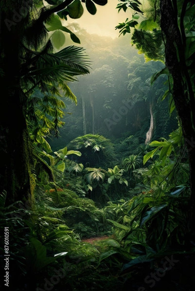 Obraz tropical jungle